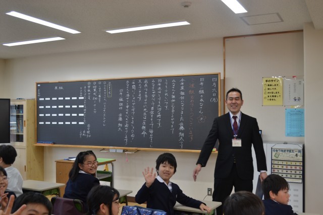 ４年生の教室の様子