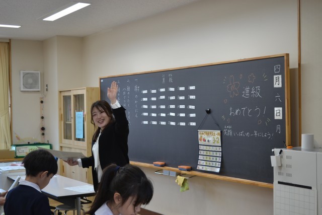 ３年生の教室の様子