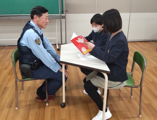 インタビューの様子