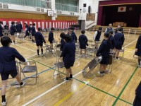 体育館の式場つくり