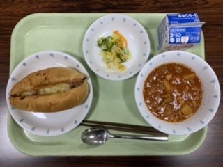 ベーコンフランスパン