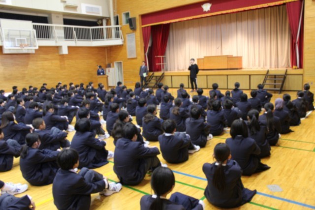 生徒朝礼