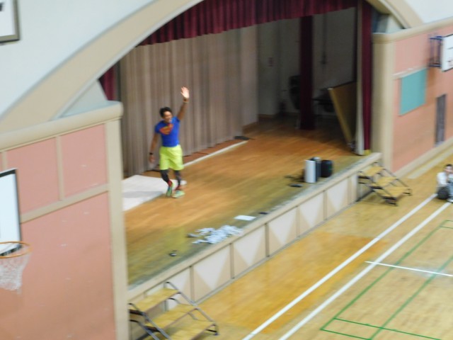 北海道の幼稚園に向かいました。