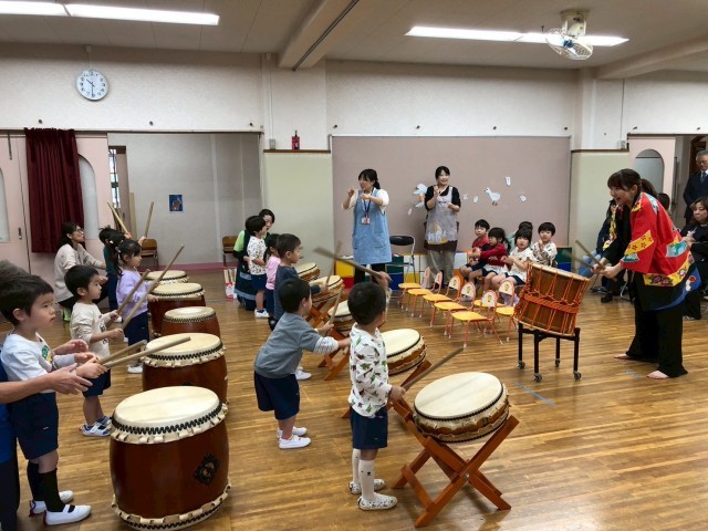 3歳・ほし組が演奏体験
