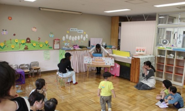 大きなケーキの完成！